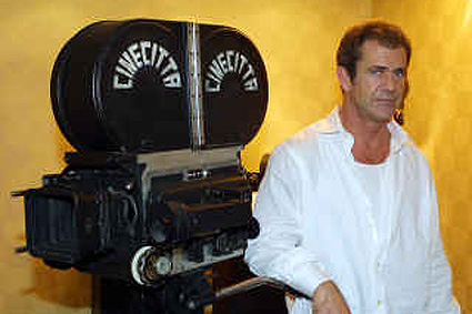 Mel Gibson a Cinecittà